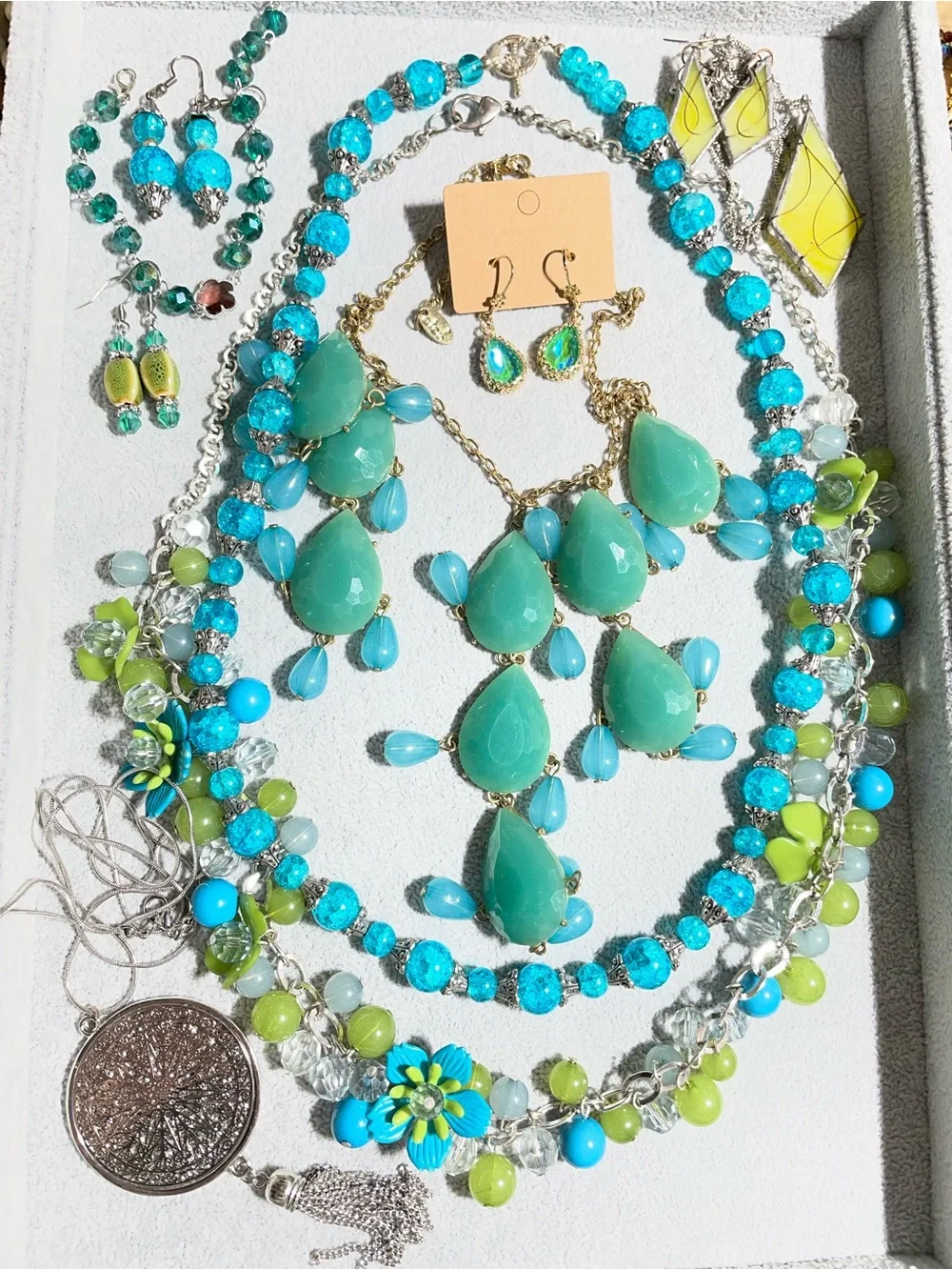 Fashion Jewelry blue green